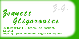 zsanett gligorovics business card